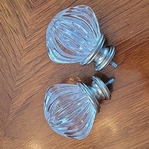 CURTAIN ROD FINIALS